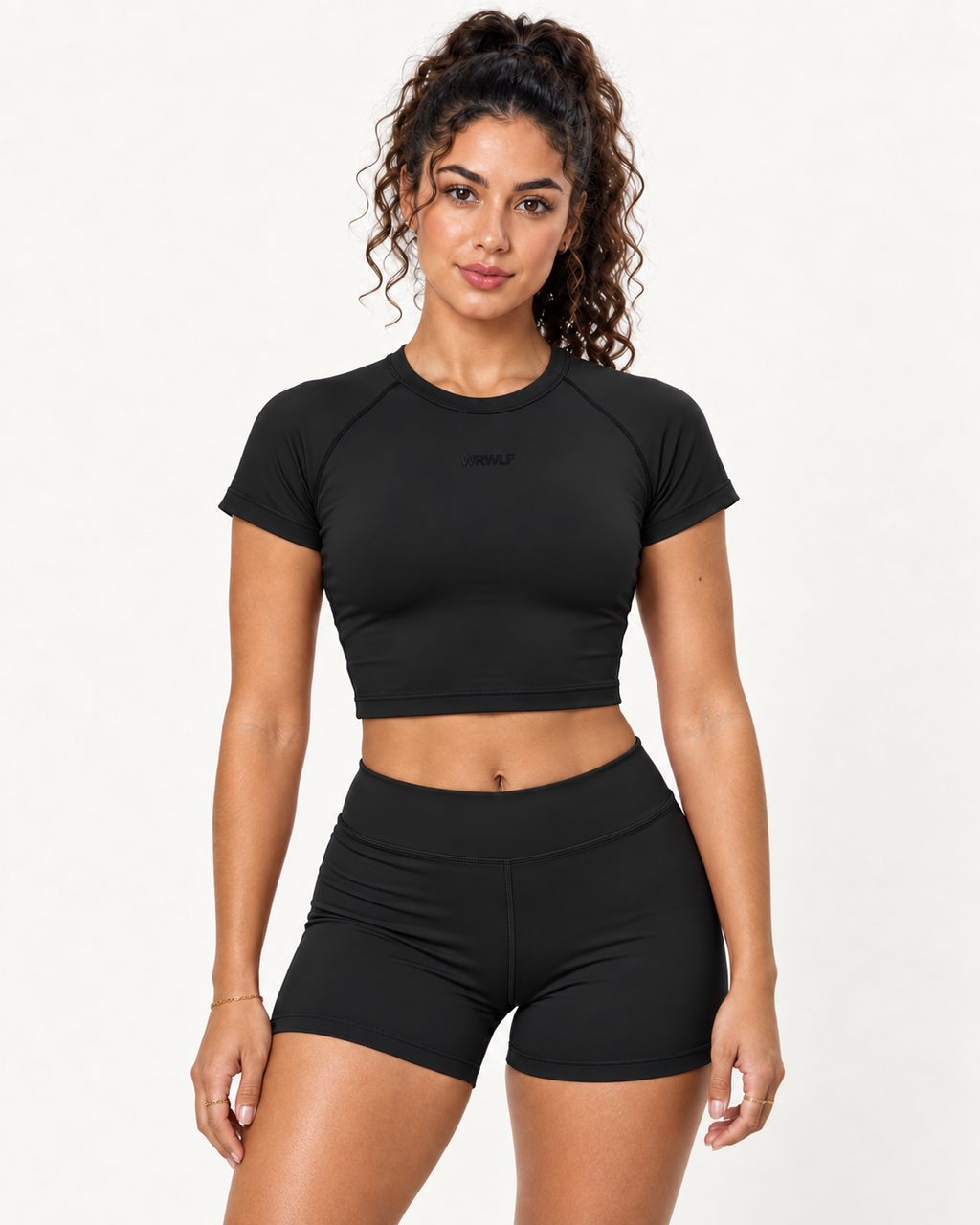 Motion Crop Top Black