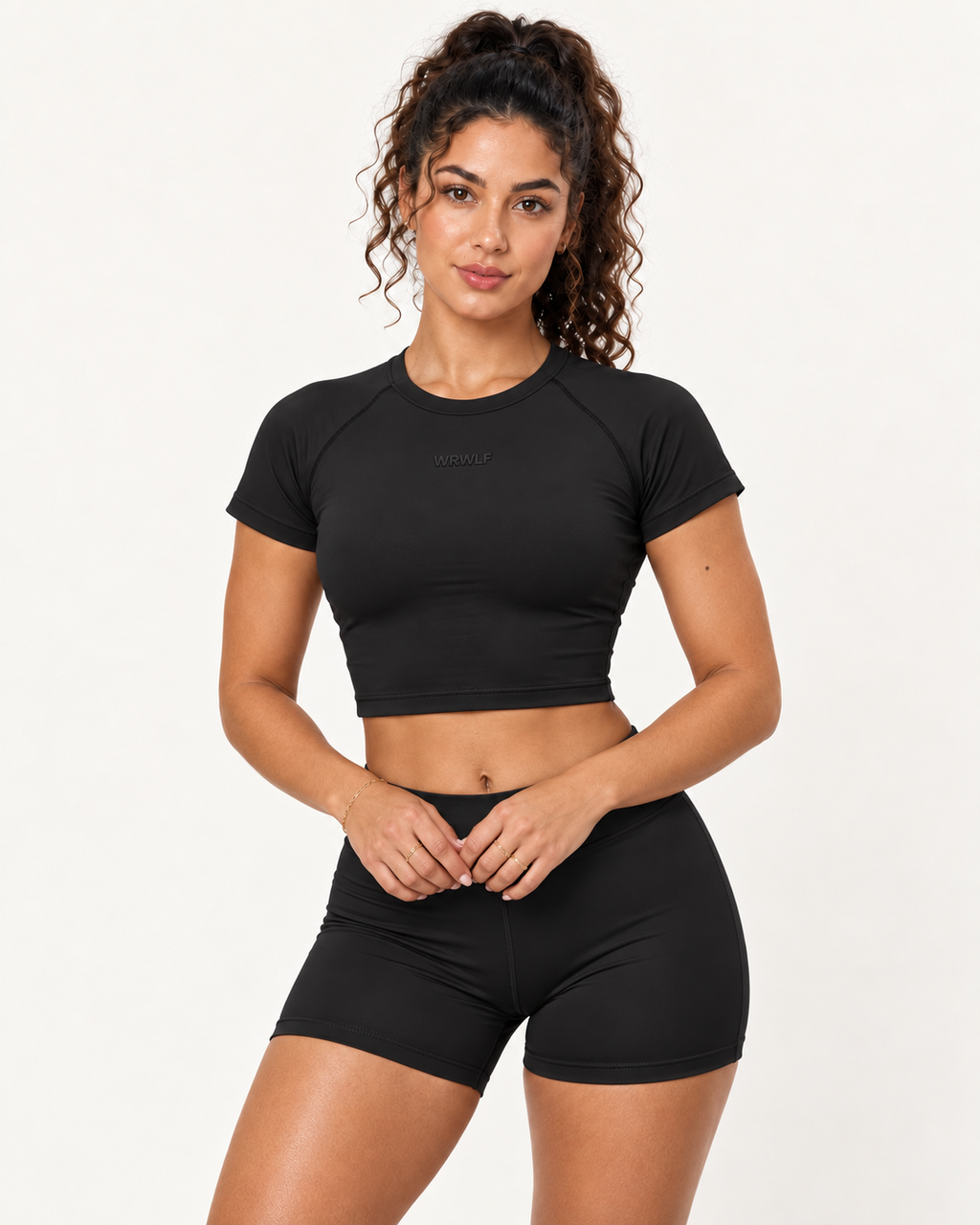 Motion Crop Top Black